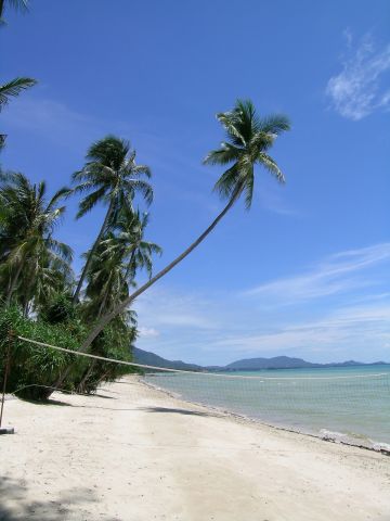 บรรยากาศและหาดทรายบน เกาะสมุย